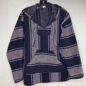 Black/White Baja Hoodie